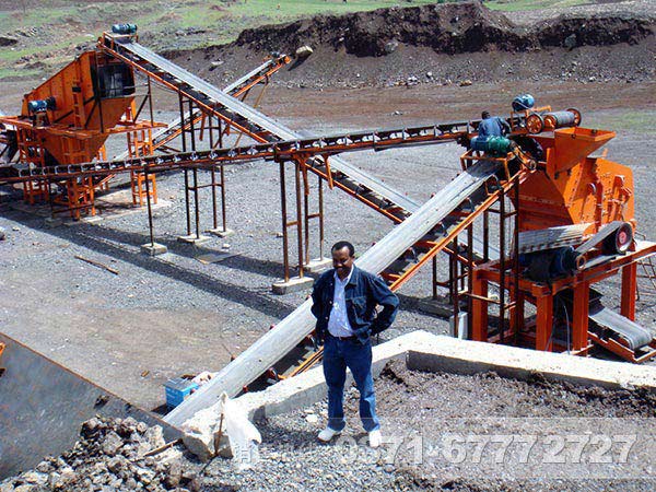 石灰?guī)r加工破碎生產(chǎn)線