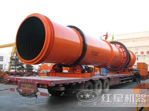 焦炭烘干機發(fā)貨現場