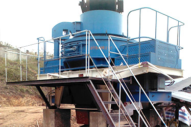 河南商丘石英砂制砂生產(chǎn)線現(xiàn)場