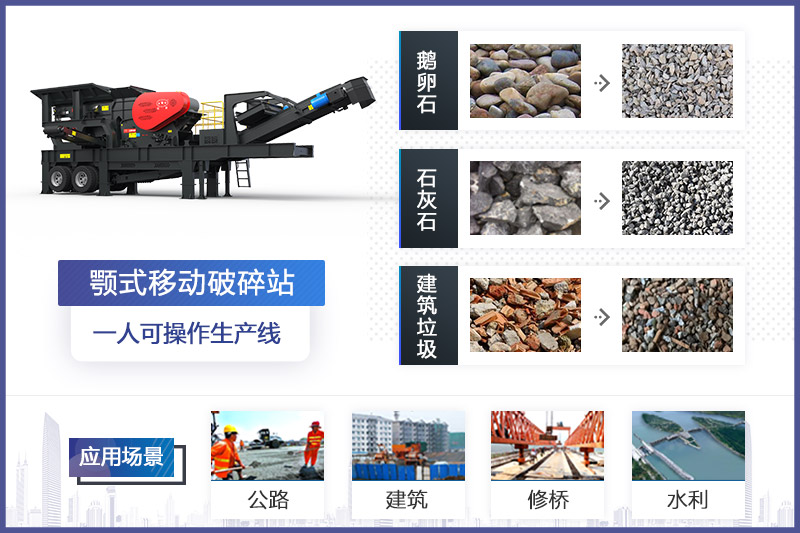 顎式移動破碎站應(yīng)用