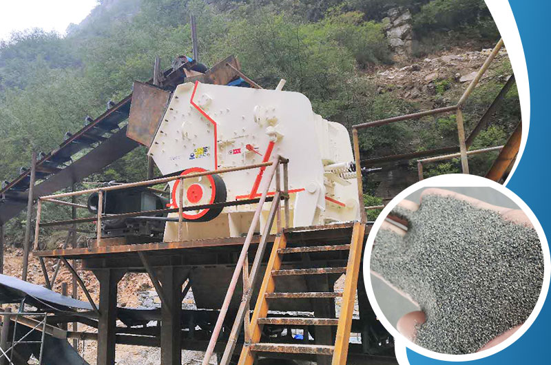 反擊式制砂機(jī)工作現(xiàn)場實拍圖