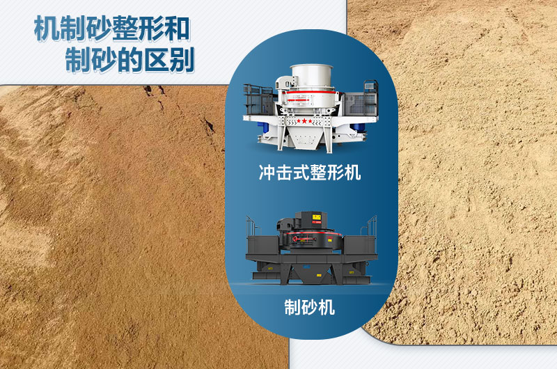 沖擊式整形機和制砂機的區(qū)別是什么？