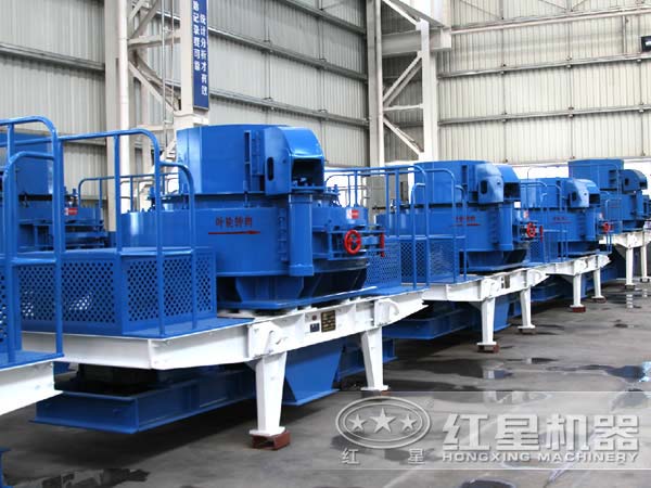 河卵石制沙設備的不同規(guī)格展示