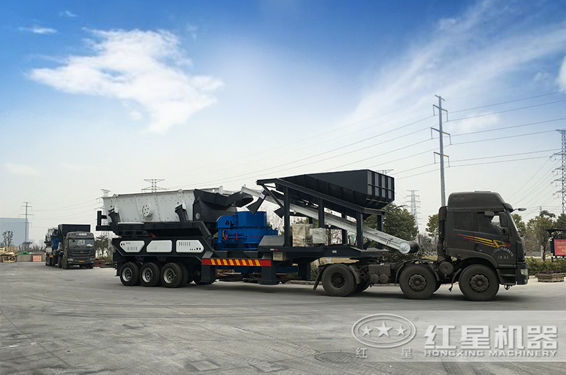 鵝卵石加工成沙選擇一步到位型移動(dòng)碎沙機(jī)更合適！