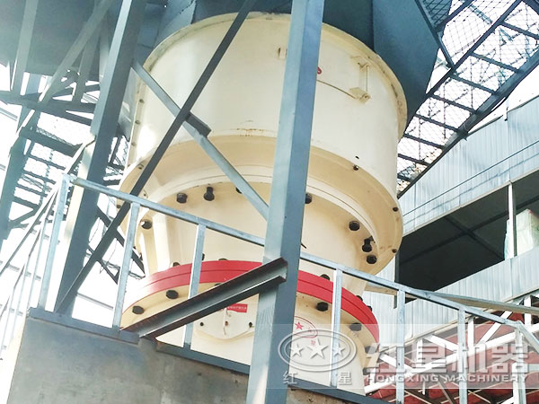 與圓錐破相較，再高硬度的石料也完敗