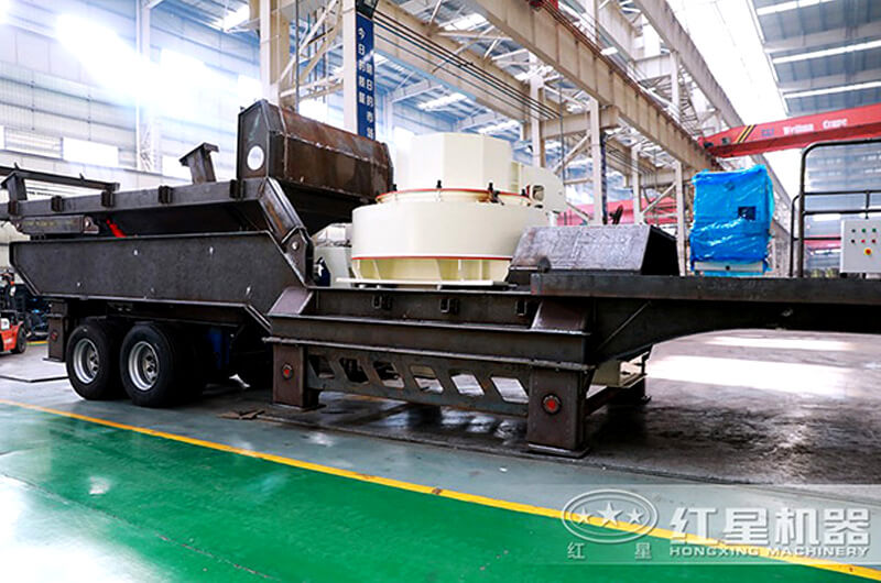 移動(dòng)制砂機(jī)車(chē)間組裝圖