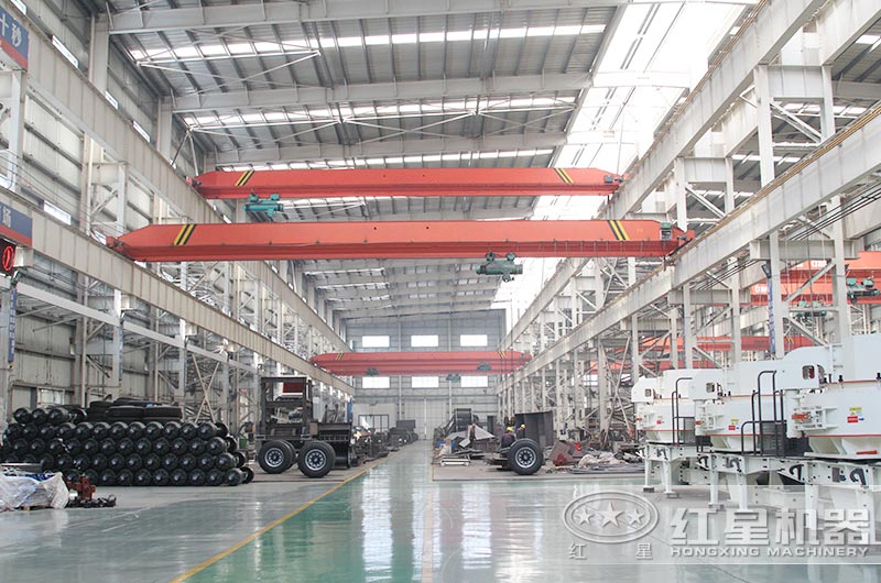 紅星機器石子設備生產(chǎn)基地之一