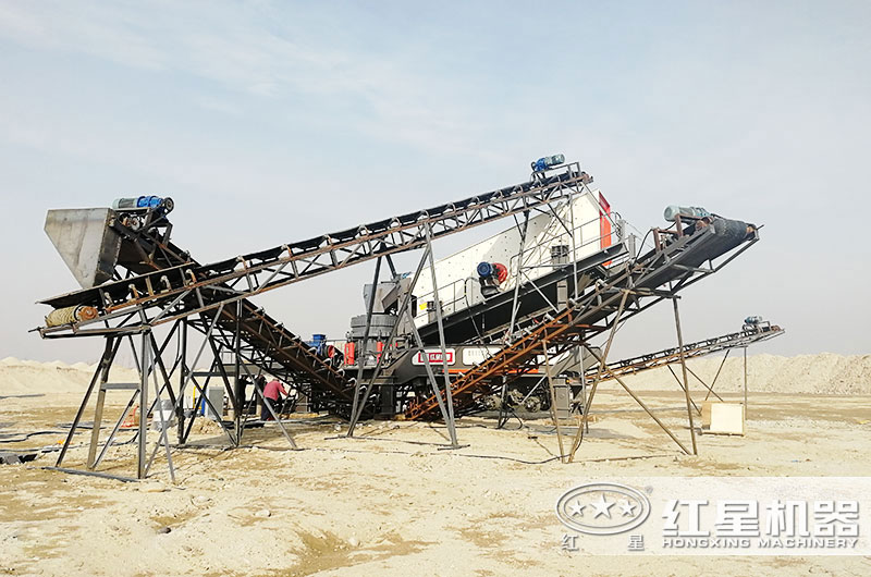 鋼筋混凝土破碎用什么機器？建筑垃圾移動破碎站剛剛好